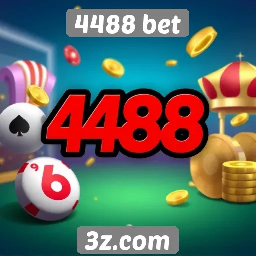 Variedade de jogos disponíveis no 4488 bet